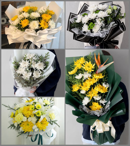 海南海口市龙华区城西镇府西社区白事花束代送